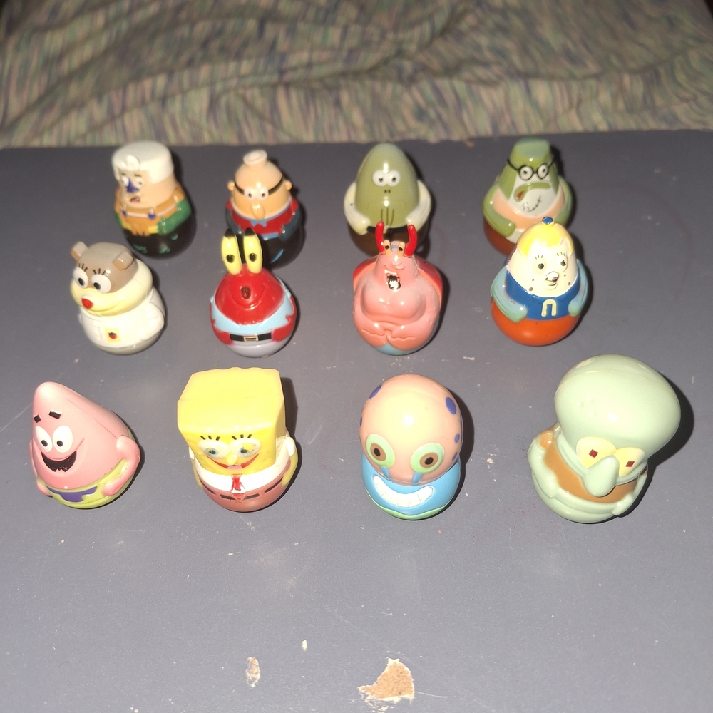 SpongeBob SquarePants Character Wobble Figurine Set